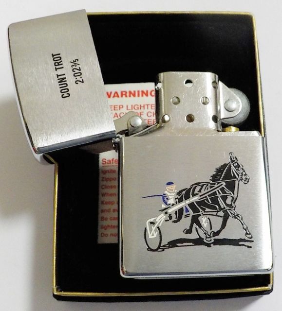 画像: ☆馬術 COUNT TROT！１９９９年３月 オールドデザイン ＃２００ USA ZIPPO！未使用品