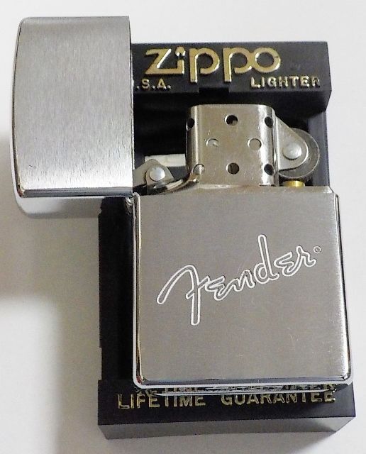 画像: ☆Fender USA！フェンダー・ロゴマーク １９９６年７月 ＃２００ ZIPPO！未使用品