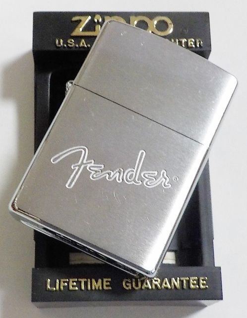 画像: ☆Fender USA！フェンダー・ロゴマーク １９９６年７月 ＃２００ ZIPPO！未使用品