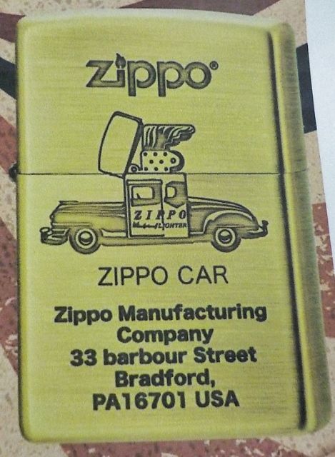画像: ★ZippoCar！ジッポーカー！レトロモチーフ ★ オールドデザイン 真鍮古美・エッチング ２０２１年 ZIPPO！新品
