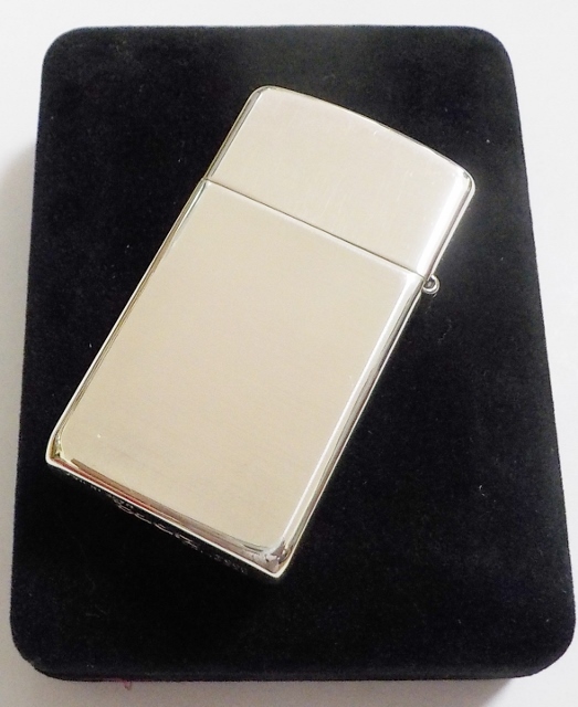 画像: ★純銀！スリム 銀無垢 Spiral＋Heart スターリング・シルバー！Slim 鏡面 ２００４年 ZIPPO！未使用品