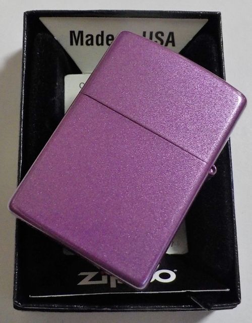 画像: ☆ 春の交通安全！ お守り袋デザイン！菊の御紋・鳳凰等 ２０２０年 パープル ZIPPO！新品