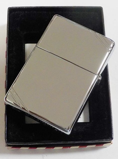 画像: ★１９９８年９月 １９３７ Vintage ダイナゴナルライン High Polish Chrome Zippo！新品