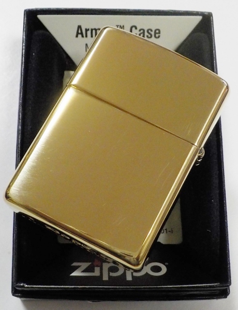 画像: ☆☆☆豪華アーマー！ロゴ深彫り Armor High Polish Brass 真鍮ケース  ２０２０年 USA ZIPPO！新品