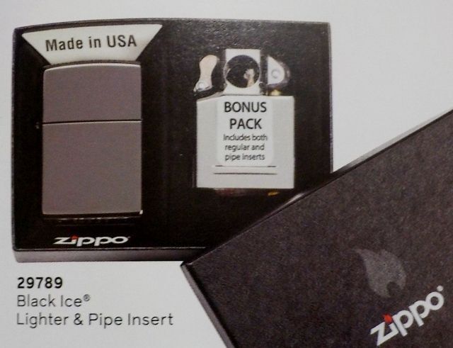 ☆USA BONUS PACK！パイプ用インサイド付 & ブラックアイス ２０２０年 USA ZIPPOギフトセット！新品 - ジッポーパーク  Zippopark