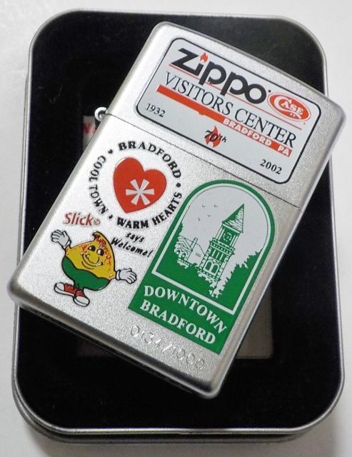 画像: ☆ZIPPO社 ７０周年記念限定１０００個 ２００２年 ZIPPO/CASE VISITORS CENTER ZIPPO！新品