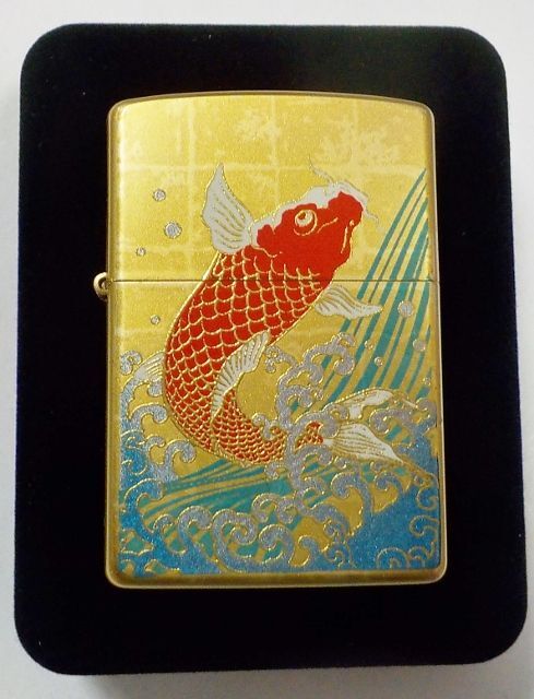 画像: ☆豪華絢爛！鯉 CARP 伝統工芸 本金蒔絵 漆塗り ゴールド２０２１年 限定 ＺＩＰＰＯ！新品未使用品