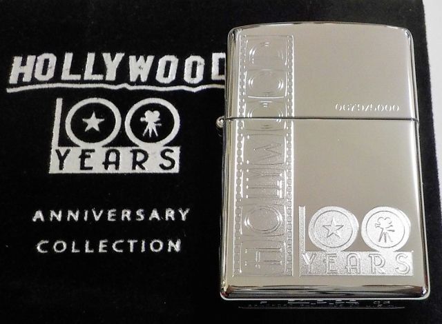 ☆ハリウッド １００周年記念！Hollywood 世界限定 ２００３年 ZIPPO