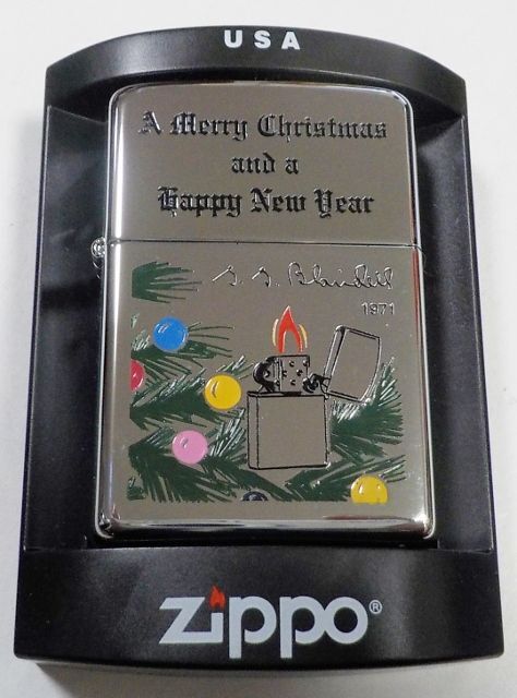 画像: ☆１９７１ 創業者 ＧＧＢ カード ★メリークリスマス＆新年！ オールドデザイン ２００７年 Ｚｉｐｐｏ！新品