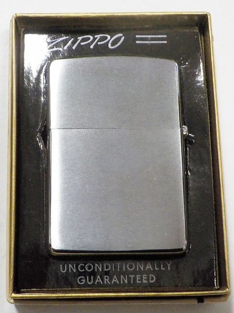 画像: ☆新品☆１９６６年製 VINTAGE ＃２００ BRUSH FINISH 無地プレーン ZIPPO！