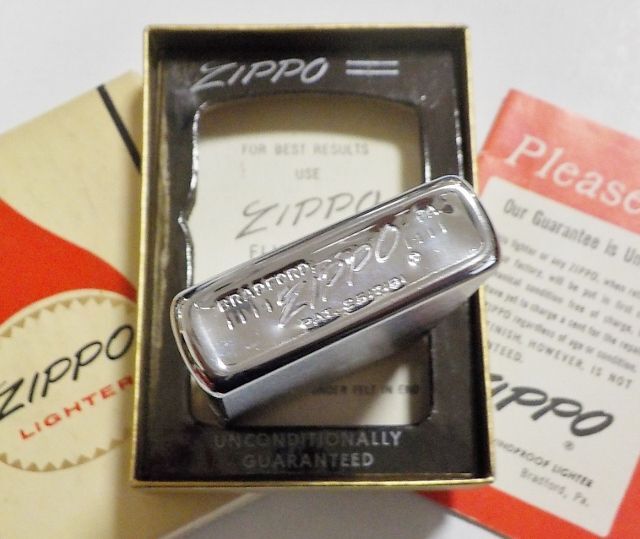 画像: ☆新品☆１９６６年製 VINTAGE ＃２００ BRUSH FINISH 無地プレーン ZIPPO！