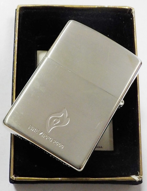 画像: ☆KIRIN FIRE キリン・ファイア 炎のエンボス ２０００年 初期キャンペーン 銀加工 ZIPPO！新品