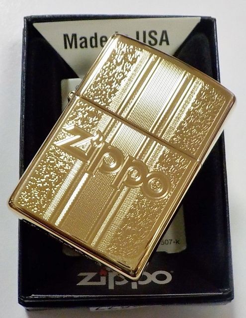 画像: ☆豪華！繊細な・・彫刻！ 金色 High Polish Solid Brass 真鍮ケース  ２０２１年 USA ZIPPO！新品