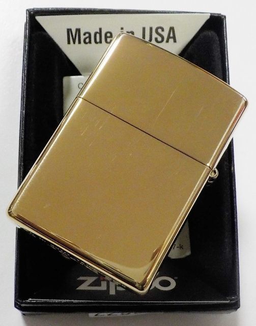 画像: ☆豪華！繊細な・・彫刻！ 金色 High Polish Solid Brass 真鍮ケース  ２０２１年 USA ZIPPO！新品