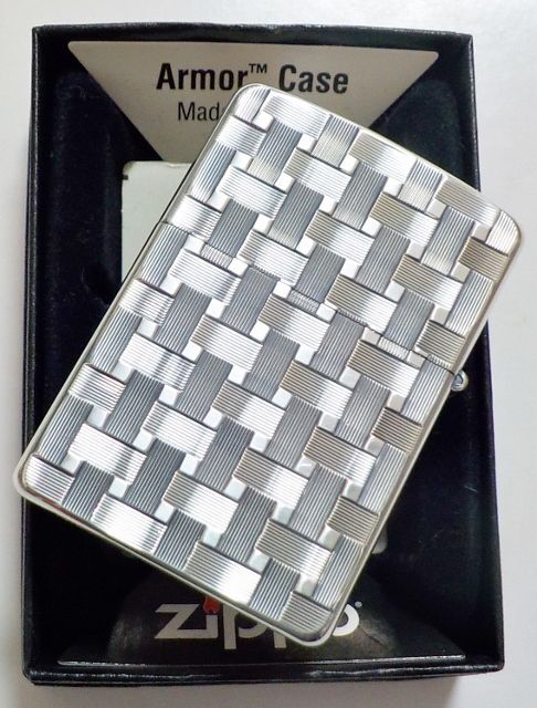 画像: ☆豪華！アーマー　WIRE MESH 両面深彫り シルバー１０加工 ２０１２年 ＺＩＰＰＯ！新品