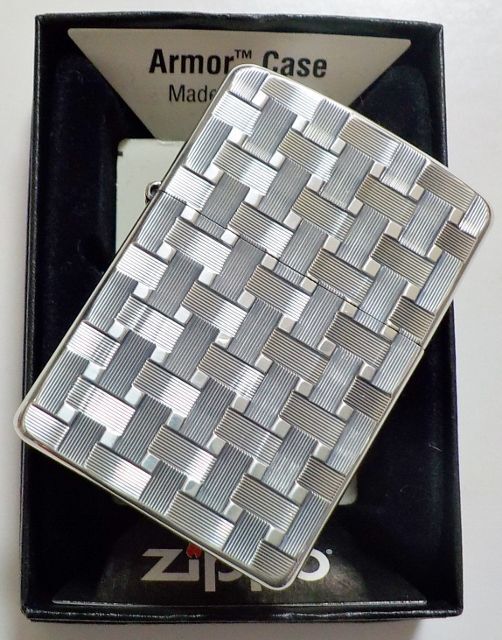 画像: ☆豪華！アーマー　WIRE MESH 両面深彫り シルバー１０加工 ２０１２年 ＺＩＰＰＯ！新品