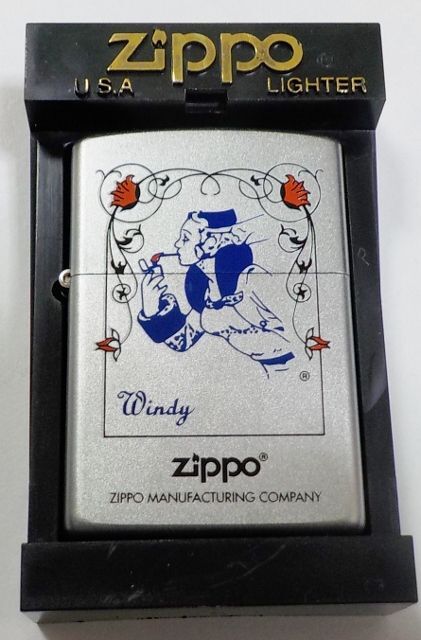 画像: ☆WINDY USA！ウィンディ 色鮮やかなデザイン１９９９年１０月 サテン ZIPPO！新品