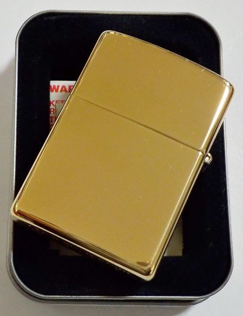 画像:  ★USA HARLEY-DAVIDSON ２００５年１月 SOLID BRASS ・ハイポリシュブラス ZIPPO！未使用品