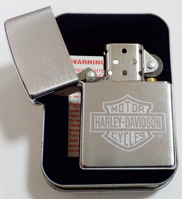 画像:  ★USA HARLEY-DAVIDSON ２００４年４月 ＃２００ BRUSHED CHROME  ZIPPO！未使用品