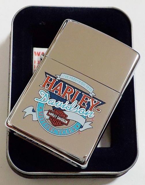 画像:  ★USA HARLEY-DAVIDSON ２０００年５月 ＃２５０ HIGH POLISH CHROME  ZIPPO！未使用品