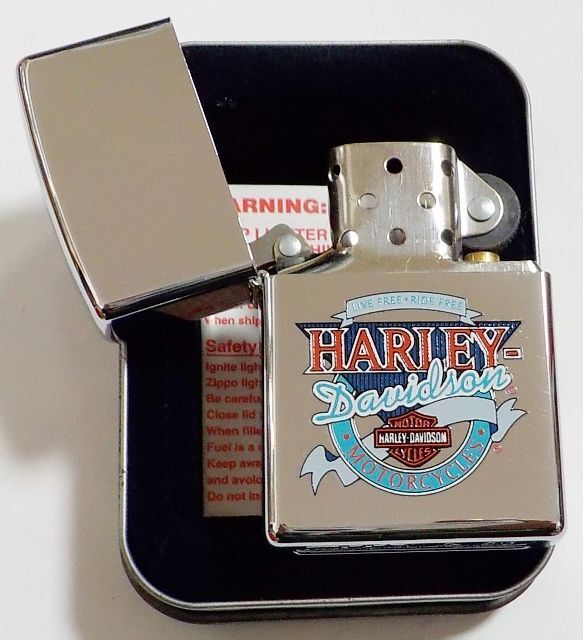 画像:  ★USA HARLEY-DAVIDSON ２０００年５月 ＃２５０ HIGH POLISH CHROME  ZIPPO！未使用品