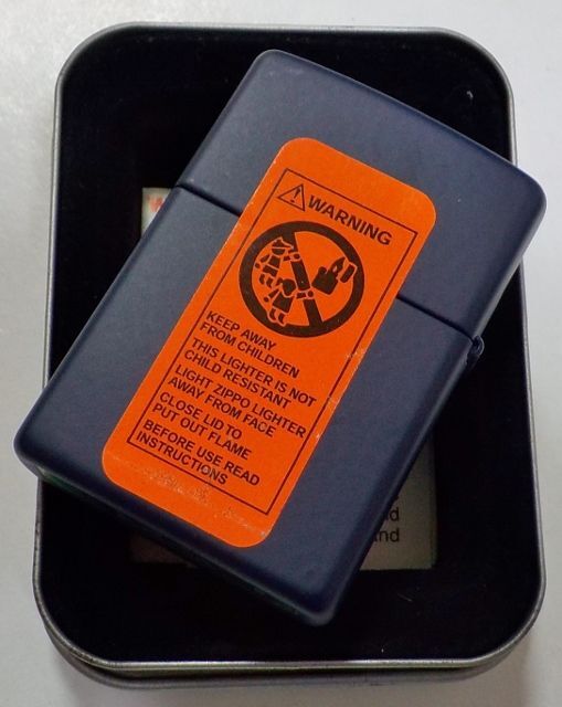 画像:  ★USA HARLEY-DAVIDSON ★POLICE（警察官）２００５年２月 NAVY MATTE ZIPPO！新品