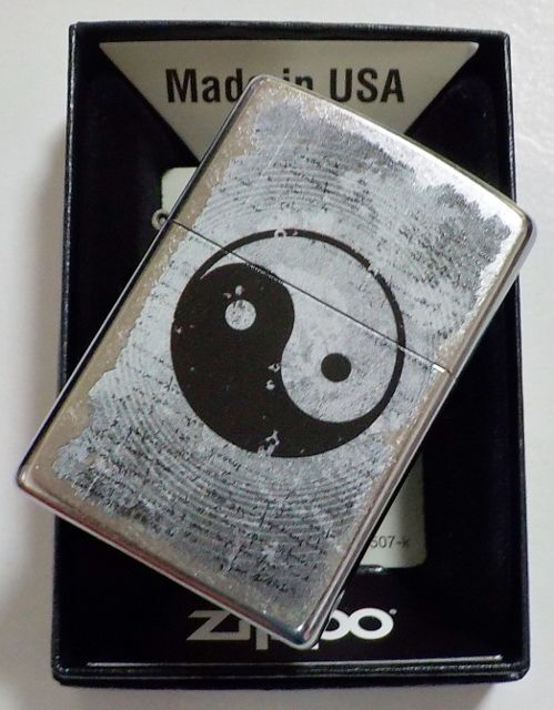 画像: ☆Ying Yang！太極拳 陰陽のシンボル Street  Chrome Zippo！新品