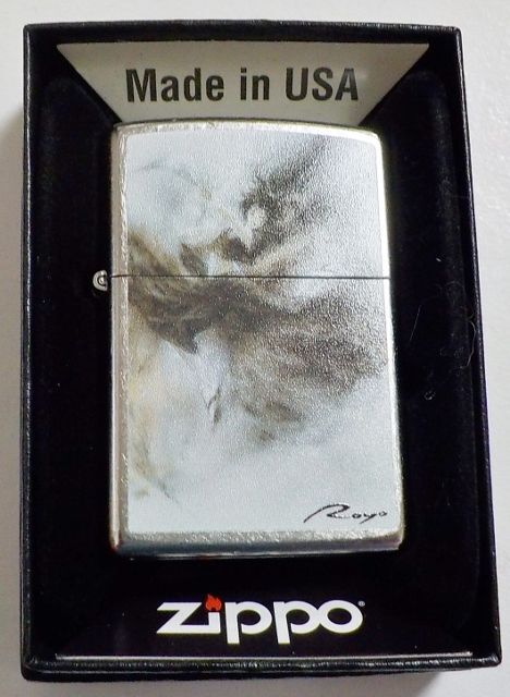 画像1: ☆Luis Royo！スペインの芸術家 ルイス・ロヨ Art Design Street Chrome Zippo！新品B