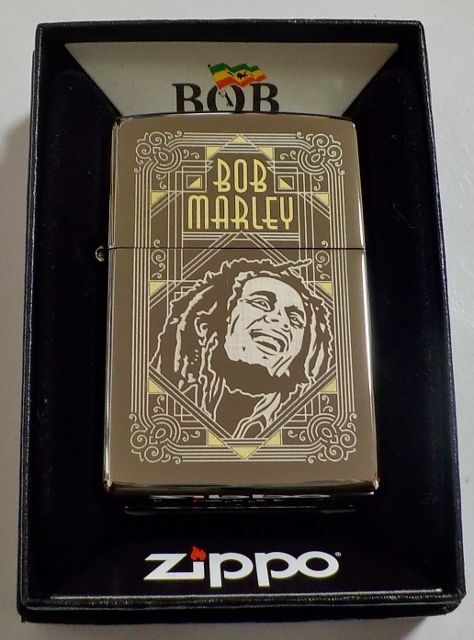 画像: ☆Bob Marley！ジャマイカの音楽家 ボブ・マーリー ２０２２年 Black Ice Zippo！新品