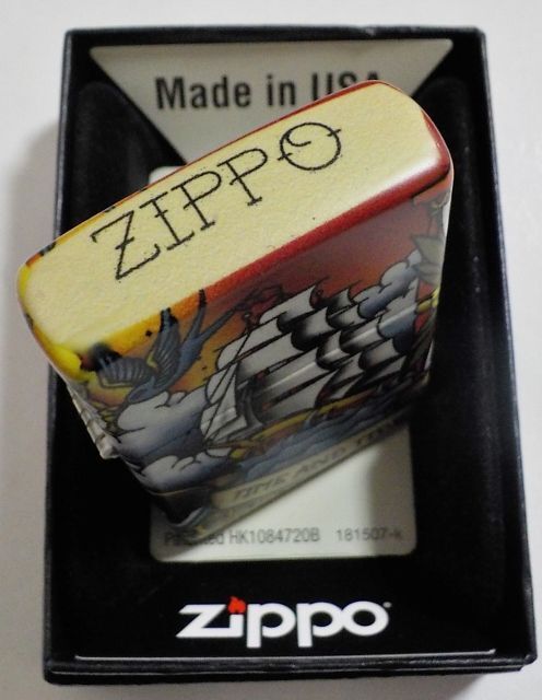 画像: ☆豪華！５４０度 ５面デザイン！Nautical Tattoo Ship 帆船・灯台 ２０２２年 Zippo！新品