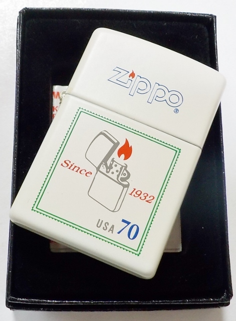 画像: ☆２０００年３月 USA ７０柄 全面ホワイト＆オールドデザイン ZIPPO！新品