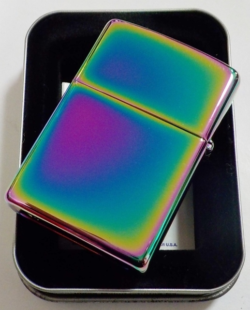 ☆ZIPPO社 ７０周年記念限定 ２００２年 虹色 スペクトラム ZIPPO