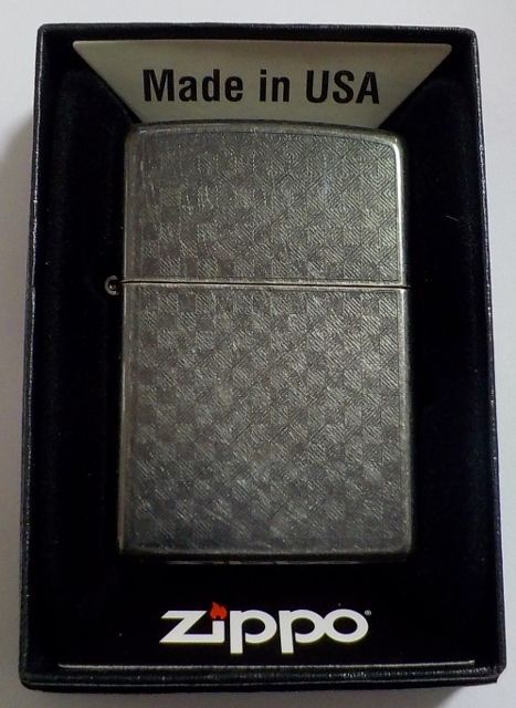 画像1: ★Patterns！渋い両面パターン Gray Iced Zippo！ZIPPO社 ２０１８年モデル 新品