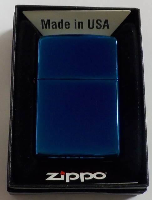 画像1: ★INDIGO！インディゴ High Polish Indigo Zippo！ZIPPO社 ２０１８年モデル 新品