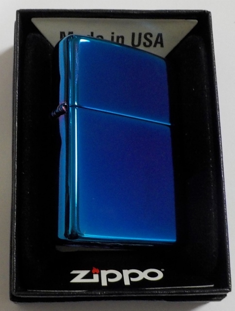 画像: ★INDIGO！インディゴ High Polish Indigo Zippo！ZIPPO社 ２０１８年モデル 新品