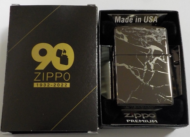画像: ☆豪華！ZIPPO社 創業９０周年記念モデル！２０２２年 ９０th Anniversary HP Black Zippo！新品