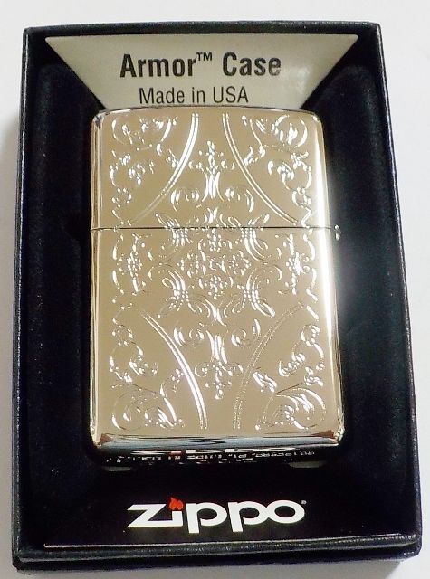 画像: ☆豪華アーマー！SHELL 天然貝貼り ★クロスデザイン 両面加工 ２０２１年 ARMOR ZIPPO！新品A