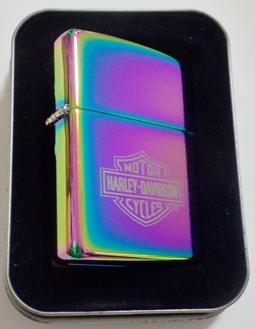 画像: ☆HARLEY-DAVIDSON！本場 ＵＳＡ 虹色スペクトラム ２００４年 ＺＩＰＰＯ！新品Ａ 