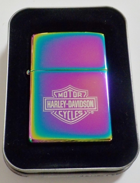 画像: ☆HARLEY-DAVIDSON！本場 ＵＳＡ 虹色スペクトラム ２００４年 ＺＩＰＰＯ！新品Ａ 