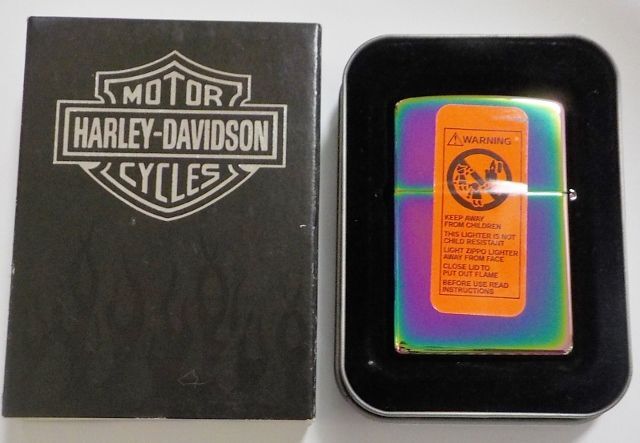 画像: ☆HARLEY-DAVIDSON！本場 ＵＳＡ 虹色スペクトラム ２００５年 ＺＩＰＰＯ！新品C