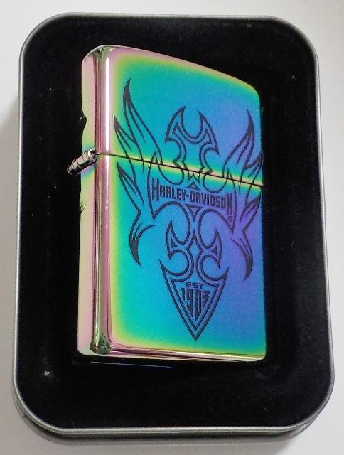 画像: ☆HARLEY-DAVIDSON！本場 ＵＳＡ 虹色スペクトラム ２００５年 ＺＩＰＰＯ！新品C