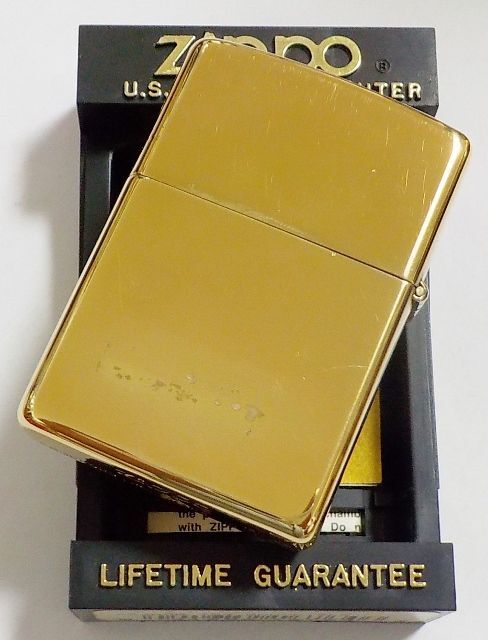 画像: ☆バドワイザー！１９９３年３月 Budweiser Beer Hp Solid Brass 鏡面 ZIPPO！未使用品