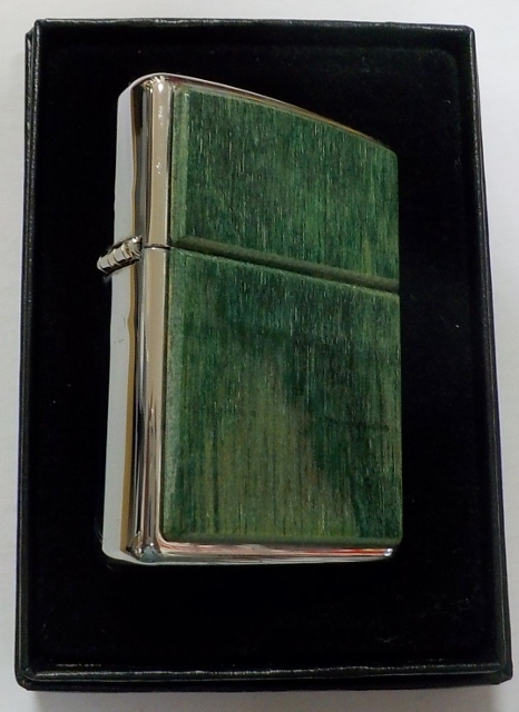 画像: ★ROSEART！米国ローズアート社 両面 Wood Emerald（エメラルド）２００７年 ZIPPO！新品