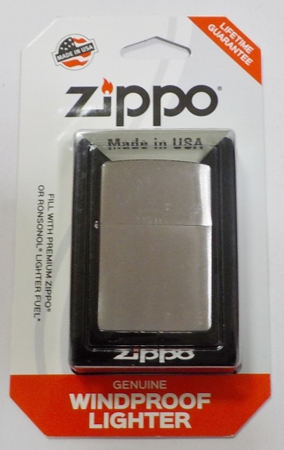 画像: ☆ジッポーの基本！＃２００ USA  NEW！ブリスターパック！ キャンドボトム ZIPPO！新品