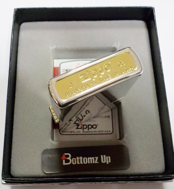 画像: ★Bottomz Up！ボトムズ・アップ ★上下ゴールド & シルバーミラー  発売初年度 ２００８年４月 ZIPPO！新品