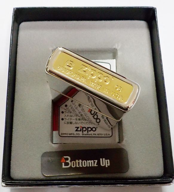 画像: ★Bottomz Up！ボトムズ・アップ ★上下ゴールド & シルバーミラー  発売初年度 ２００８年４月 ZIPPO！新品