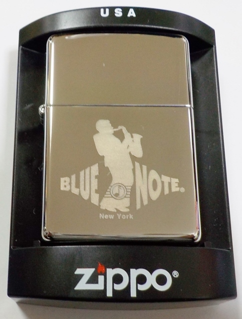 画像: ☆ブルーノート！Blue Note NewYork 本店 サックス奏者 ２００８年 ＃２５０ ZIPPO！新品