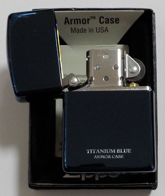 画像: ★ARMOR TITANIUM BLUE！お洒落な・・ブルーチタン ２０２２年 アーマー  ＺＩＰＰＯ！新品