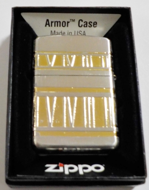 画像: ☆豪華！Armor Proto Type！お洒落な４面デザイン２００３年１０月 シルバー銀加工＆ゴールド  ZIPPO！未使用品