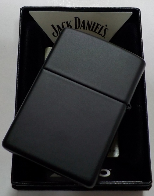 画像: ☆Jack Daniel's！人気のウィスキー ジャック・ダニエル！Old No.７ 渋いブラック Black Matte Zippo！新品